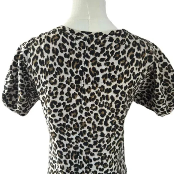 Velvet By Graham & Spencer Anthropologie Leopard Print Dress Women XS Maximalist - Picture 9 of 16